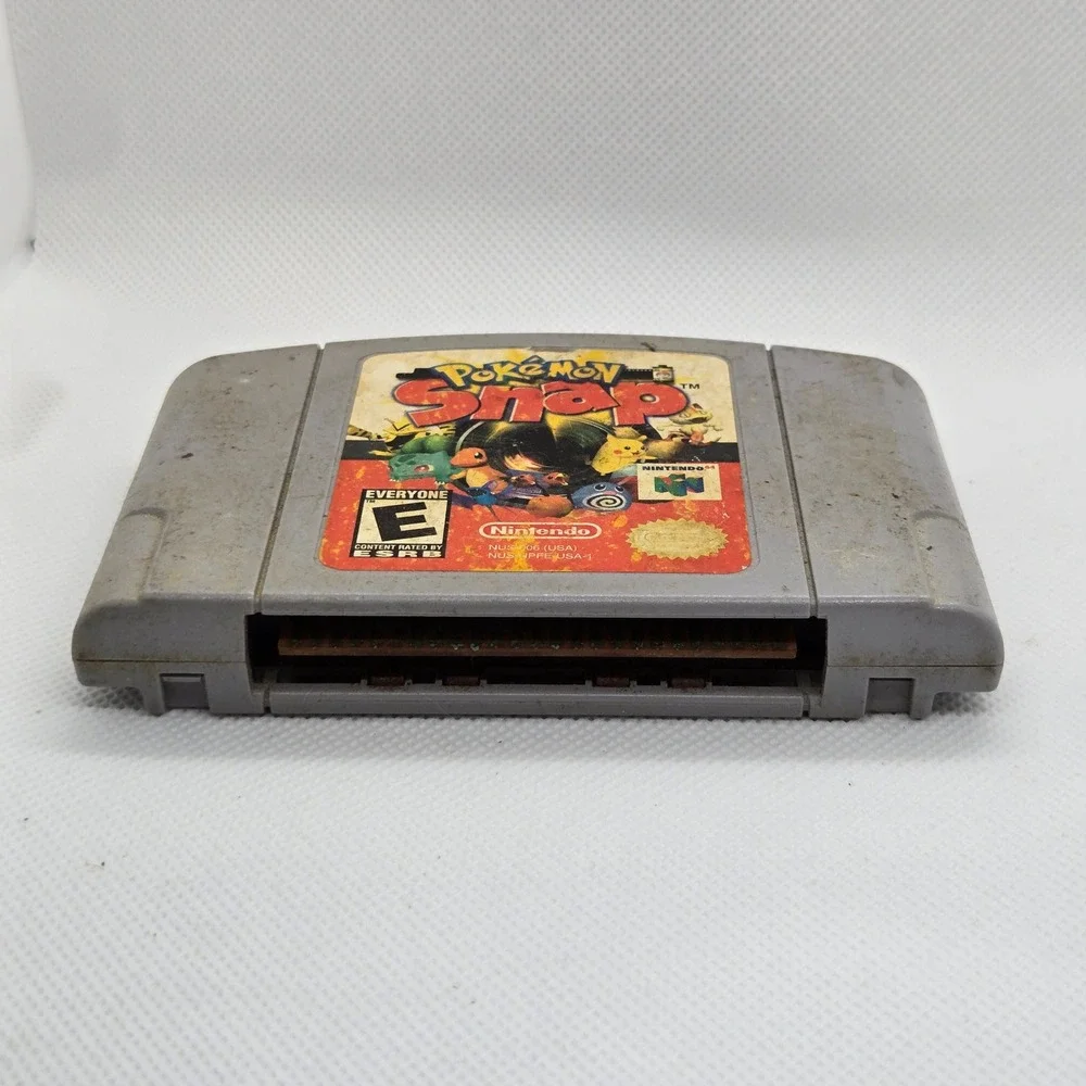 Nintendo   Pokemon Snap Video Game N64 Gray Authentic Tested NUS-006